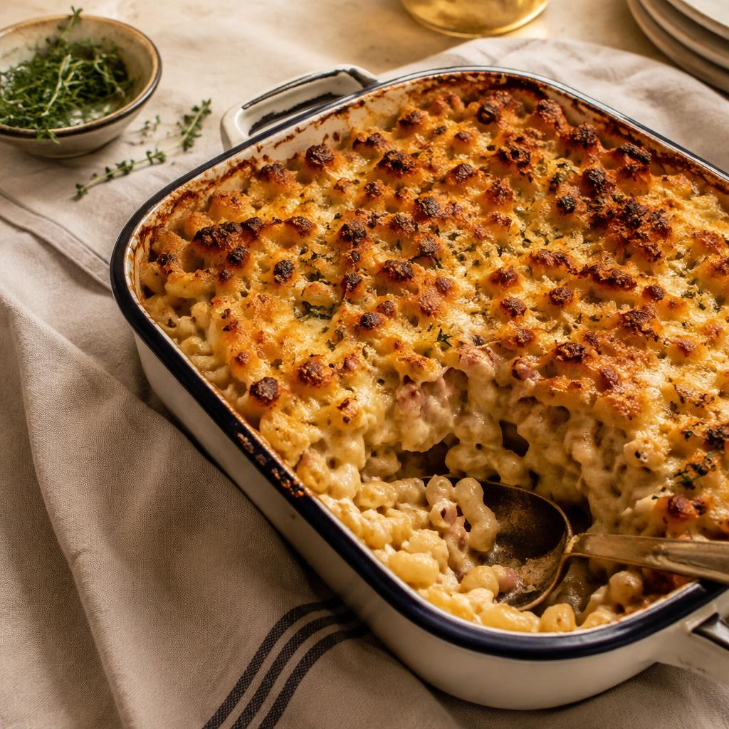 Gratin de coquillettes
